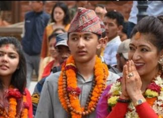 हिमानी शाह तीन महिना पछि नेपाल फर्किईन्