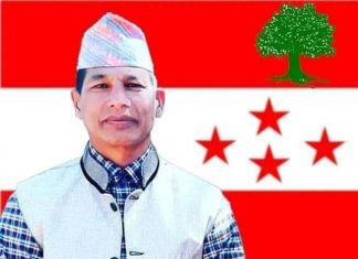 नेपाली काङ्ग्रेस बझाङ बित्थडचिर गाउँपालिकाको सभापतिमा चक्र अधिकारी