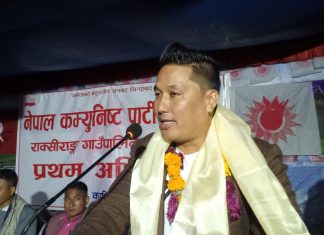 नेकपा एमाले राक्सिराङ गाउँ कमिटी अध्यक्षमा रोहन लामा