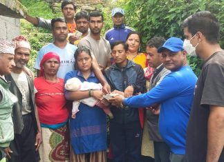 मुटुरोग पीडित बालिकालाई १ लाख २० हजार आर्थिक सहयोग