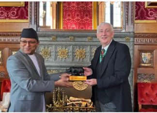 राष्ट्रियसभाका अध्यक्ष तिमिल्सिना र बेलायती सभामुखबीच भेटवार्ता