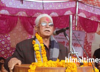 नेता शाहद्धारा रुकुमका काङ्ग्रेस नेता कार्यकर्तालाई चुनावीसभामा सहभागी हुन निर्देशन