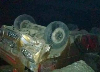 काठमाडौंबाट रुकुम जादै गरेको यात्रुवाहक बस दुर्घटना हुदा १९ जना घाइते