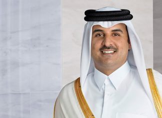 कतारका अमिर थानीलाई २१ तोपको सलामी