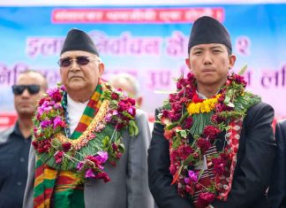 सुहाङलाई भोट माग्दै ओलीले भने- उद्धेश्य बोकेर हिडेका वास्तविक उम्मेदवार हुन्