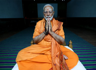 चुनावको प्रचार सकेर ४५ घण्टे ध्यानमा मोदी