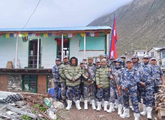 गोरखाको साम्दोमा सशस्त्र प्रहरी बल नेपालको बोर्डर आउट पोष्ट स्थापना