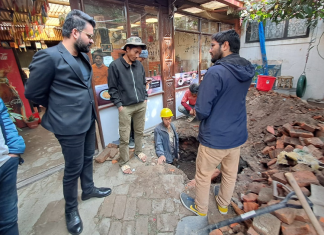 नक्साल ढुङ्गेधारा पुनरुत्थान: पानीको निकास थुन्नेलाई जरिवाना