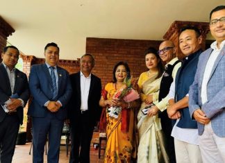 परराष्ट्रमन्त्री राणासँग एनआरएनए पदाधिकारीको भेटवार्ता