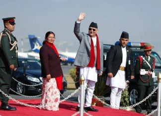 प्रधानमन्त्री ओली स्वदेश प्रस्थान