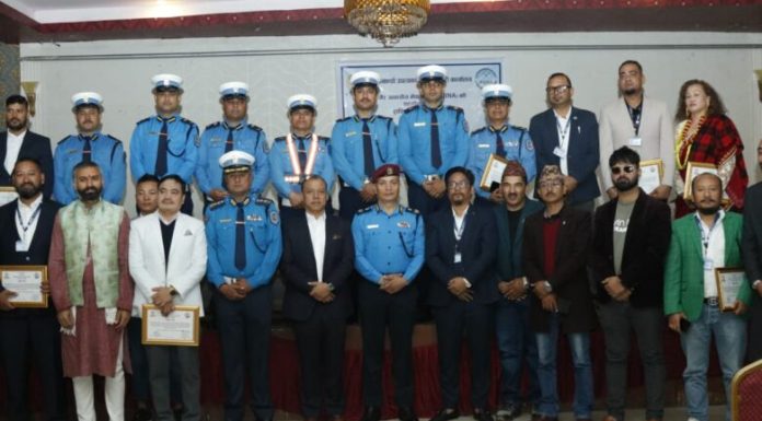 एनआरएनएले काठमाडौं ट्राफिक कन्ट्रोल रुम नेपाल प्रहरीलाई हस्तान्तरण गर्यो