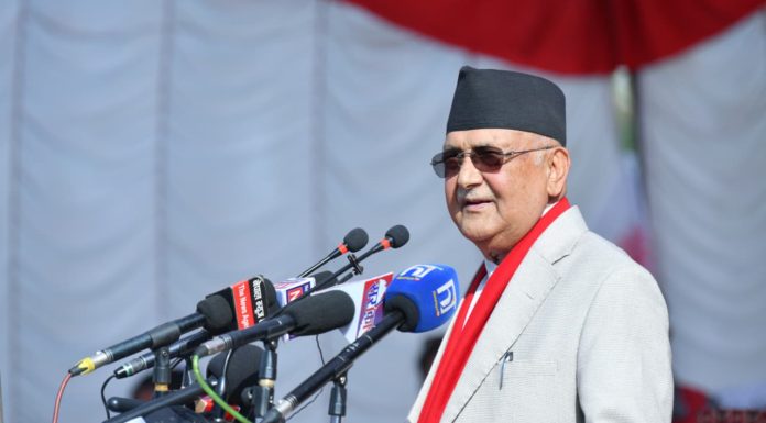 देशमा आतंक छ, शान्तिको पक्षमा उभिएकोमा सरकार रिसाएको छ : ओली