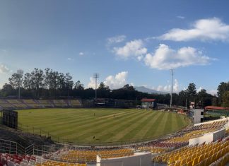 कीर्तिपुर क्रिकेट मैदानका फ्लडलाइटका ६ वटै टावर ठड्याइयो