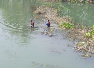सर्लाहीमा खोलाले बगाएकी बालिका तीन दिनदेखि बेपत्ता, उद्धारमा सशस्त्रको गोताखोर टोली