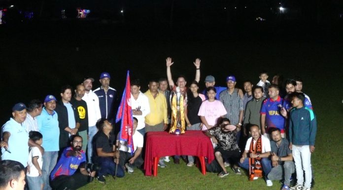 एनपिएल ट्रफी परेड बागमती प्रदेशको राजधानी हेटौडामा सम्पन्न