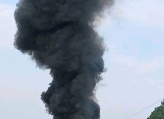 रौतहटमा गुडिरहेको यात्रुबाहक बसमा आगलागी