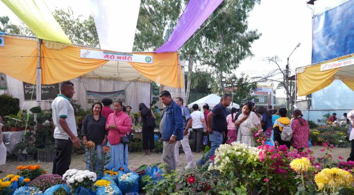 पुष्प मेलाको चौथो दिन : ३४ हजारले अवलोकन गर्दा एक करोड तीन लाखको कारोबार