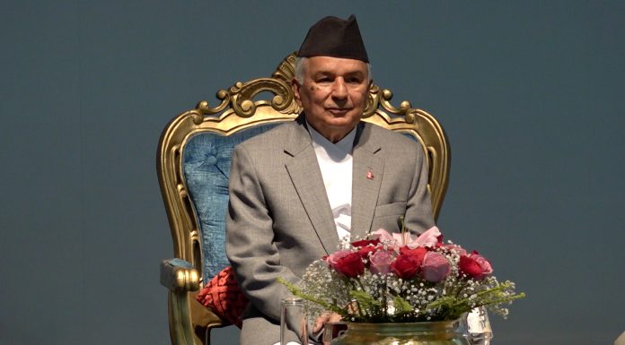 छठ पर्वले दिगो शान्ति, सुशासन, विकास र समृद्धि प्राप्तिका लागि थप सहयोग पुग्ने छ : राष्ट्रपति