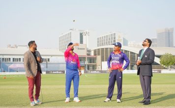 विश्वकप क्रिकेट लिग–२: टस जितेर युएईले फिल्डिङ गर्ने