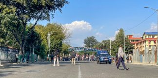 एमालेको प्रदर्शन र रथयात्राले उपत्यकाको ट्राफिक व्यवस्थापन प्रभावित