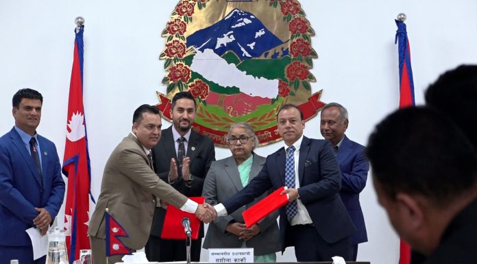 प्रधानमन्त्री र मन्त्रीको रोहबरमा दुई एनआरएनएबीच एकताको घोषणा