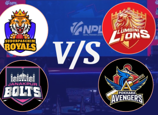 एनपीएल : लुम्बिनी र सुदूरपश्चिम तथा जनकपुर र पोखरा प्रतिस्पर्धा गर्दै