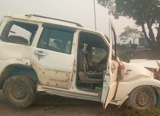 तीन सवारीसाधन एक आपसमा ठोक्किदा चालकसहित सात जना घाइते