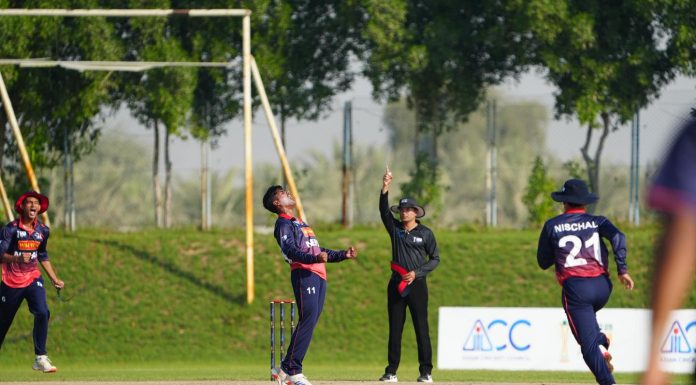 एसिसी यु–१९ प्रिमियर कप : उपाधिका लागि नेपाल र यूएईबीच प्रतिस्पधा