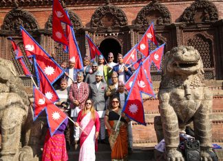 यसरी मनाइयो बसन्तपुरमा राष्ट्रिय झण्डा दिवस (तस्विरहरु)