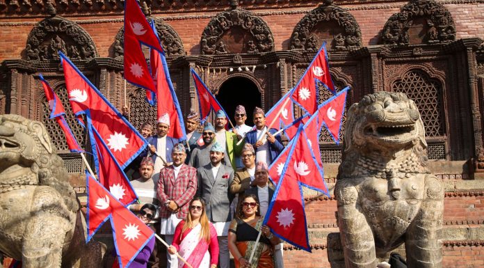 यसरी मनाइयो बसन्तपुरमा राष्ट्रिय झण्डा दिवस (तस्विरहरु)