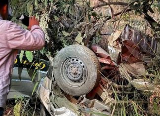 मकवानपुरको भीमफेदीमा सुमो दुर्घटना हुँदा ९ जना घाइते,७ गम्भीर घाइते