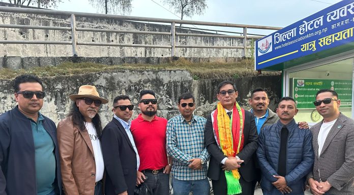 एनआरएनएको महाधिवेशनका लागि चहलपहल सुरु, अध्यक्षका उम्मेदवार रोविन शेरचन काठमाडौँमा