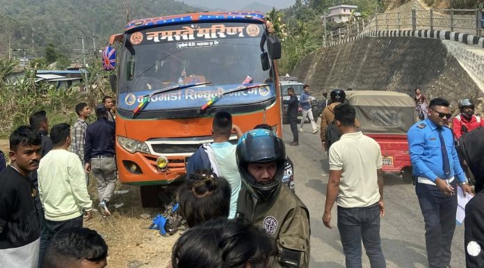 बीपी राजमार्गमा बसको ठक्करबाट पूर्वसैनिकको मृत्यु