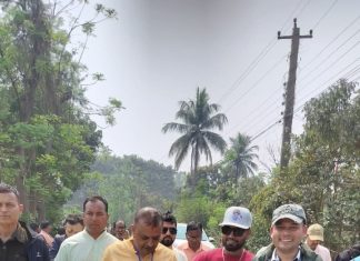 सर्लाही पुगे गगन, मतदान केन्द्रको गरे निरीक्षण