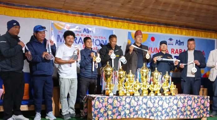 जुम्ला–रारा अल्ट्रा म्याराथनको ट्रफी सार्वजनिक : प्रतियोगितामा ६ सय विद्यार्थीले भाग लिने
