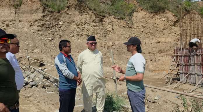 तमोर कोरिडोरमा काम छिटो सम्पन्न गर्न आङ्देम्बको आग्रह