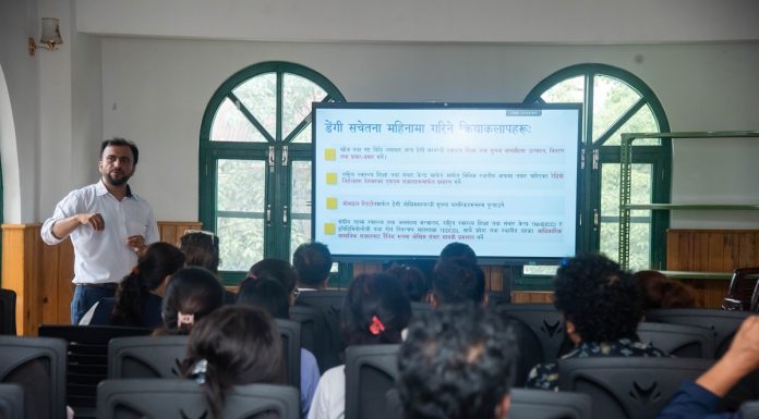डेङ्गी नियन्त्रण अभियानमा तालिम प्राप्त १६ सय ५० जनशक्ति परिचालन गर्दै काठमाडौं महानगरपालिका