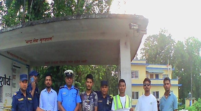 मकवानपुरमा सवारी चालकको ड्रग टेस्ट, ११० मध्ये १० जना लागू पदार्थ सेवन गरेको अवस्थामा फेला