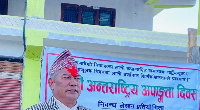 बाढीपीडित राहत प्रकरणबारे सोरु गाउँपालिका अध्यक्ष शाहीको स्पष्टीकरण, भ्रामक प्रचारप्रति आपत्ति