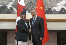 चीनले नेपालप्रति मैत्रीपूर्ण नीति अपनाउने, चीनविरुद्ध नेपाली भूमि प्रयोग गर्न नदिने खनालको प्रतिवद्धता