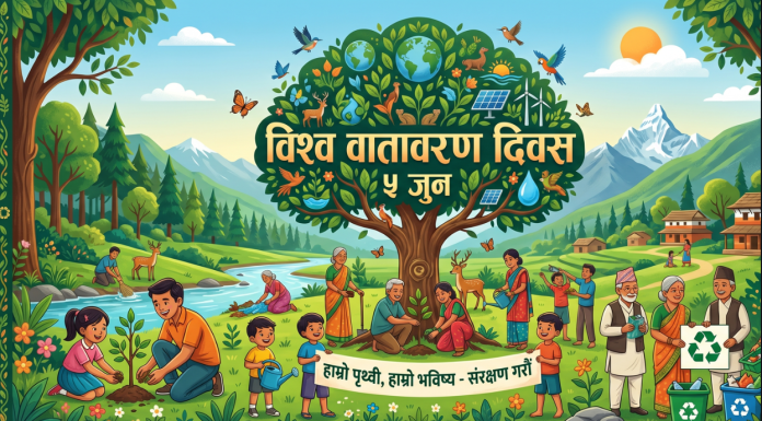 विश्व वातावरण दिवस आज विभिन्न कार्यक्रमका साथ मनाइँदै