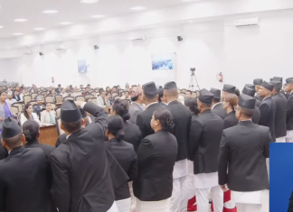 मन्त्रीको जवाफप्रति असन्तुष्टि जनाउँदै श्रम संस्कृति पार्टीद्वारा वेल घेराउ
