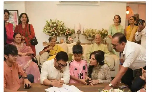 अन्ततः आमिर खानले गरे ६१ बर्षमा तेस्रो बिबाह, अघिल्ला दुई बिबाहका बारेमा जान्नुहोस्