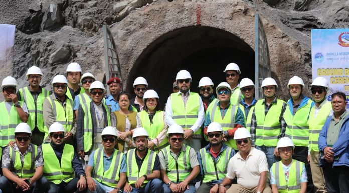 डोल्पामा १०६ मेगावाटको जगदुल्ला जलविद्युत् आयोजनाको मुख्य सुरुङ निर्माण सुरु