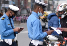 २४ घण्टामा ट्राफिक प्रहरीले गर्यो ७२१ जनालाई कारबाही