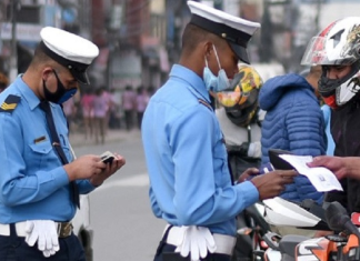 २४ घण्टामा ट्राफिक प्रहरीले गर्यो ७२१ जनालाई कारबाही